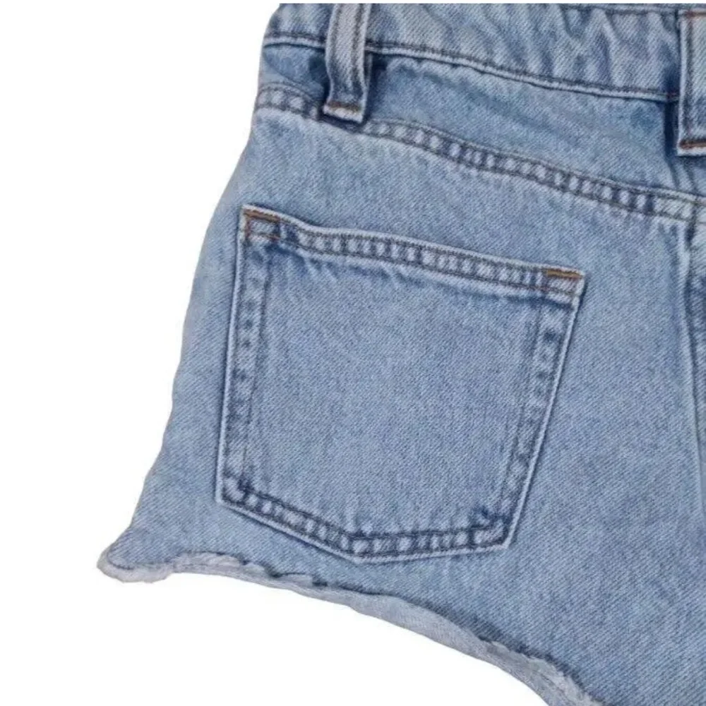 Crewcuts Denim Shorts Overalls 100% Cotton Girls Size 4